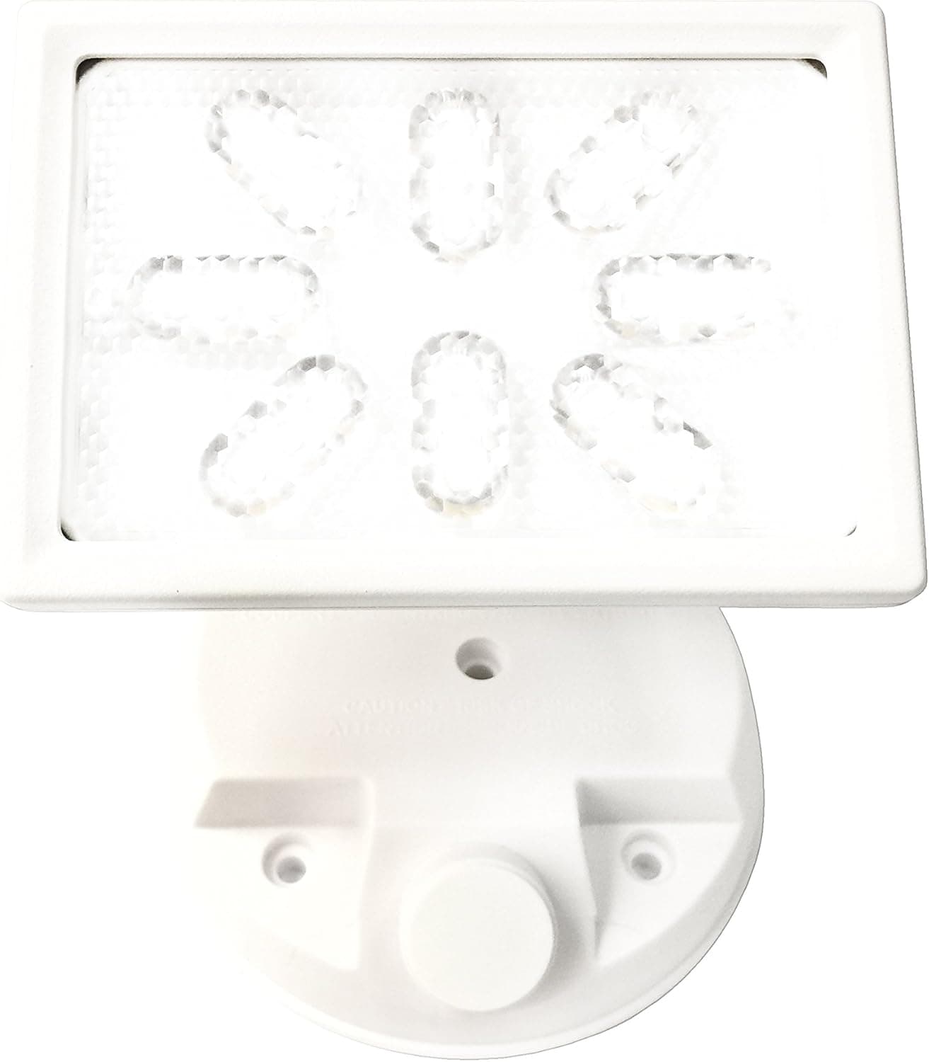 Aluminum Outdoor LED Non-Motion Security Flood Light with UL, 1606lumen, Waterproof, 18W 150W Incandescent Equiv., Patent Par Lens, Entryways, Easy Installation, Switch Controlled, White