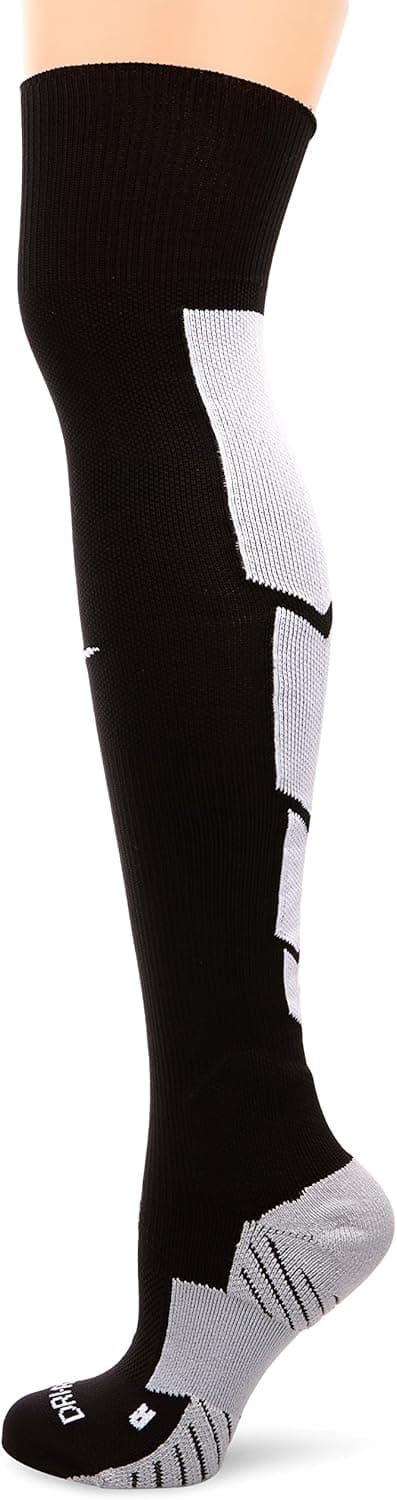 Nike Stadium Football Over The Calf Sock (Large) Black, White