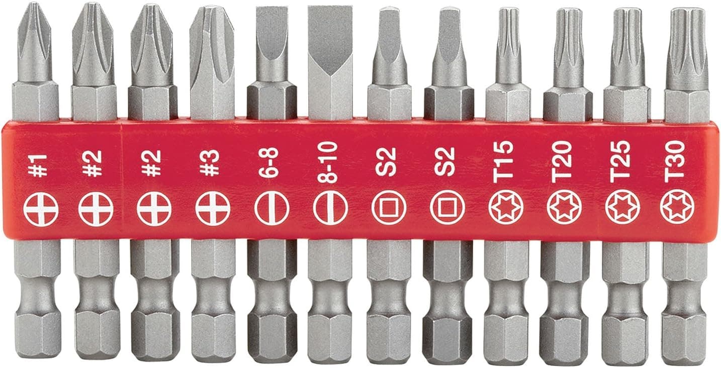 12 Piece Screwdriver Bit Set 89012