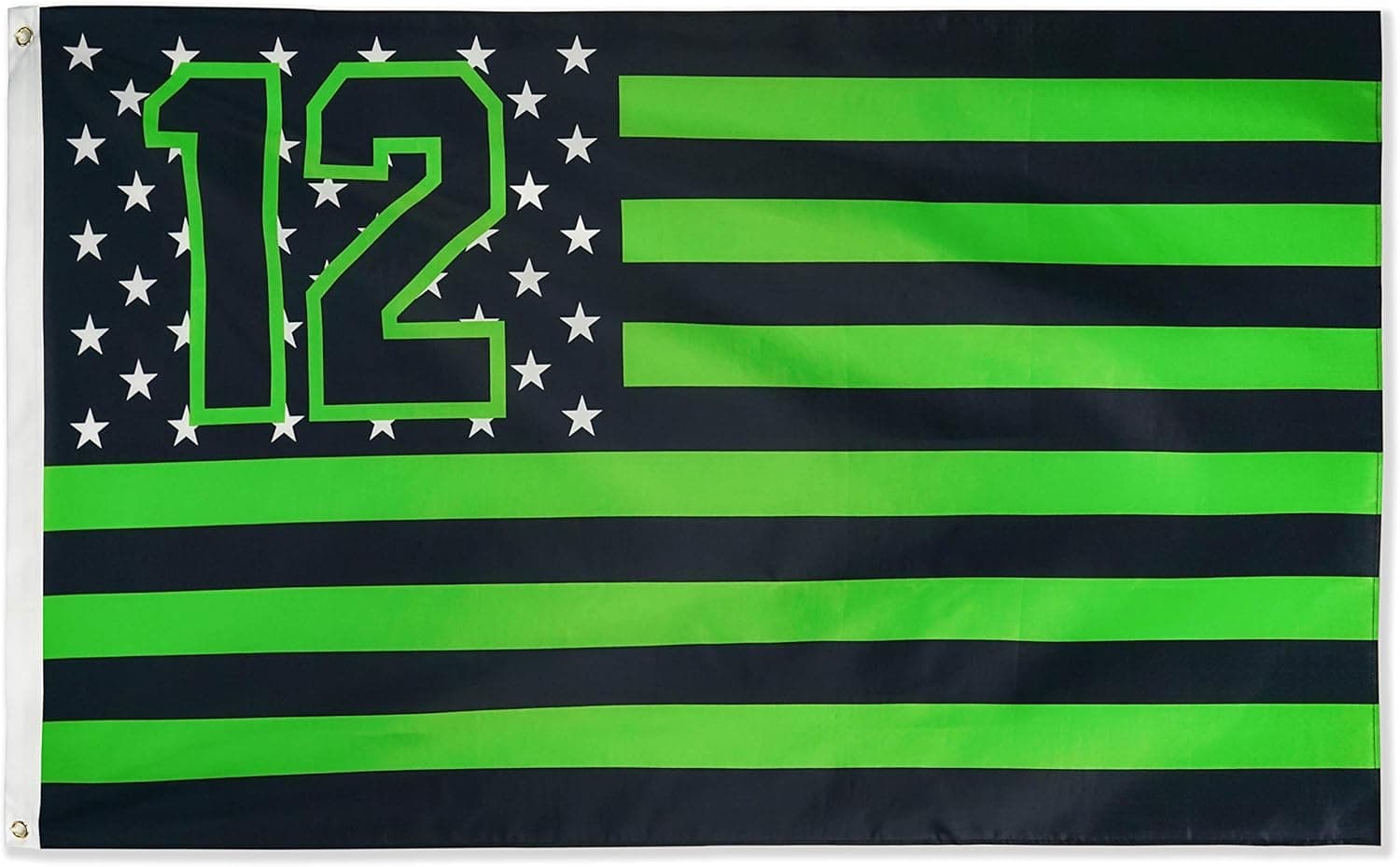 DANF Seattle Football Fans Flag 3x5 Feet Stars and Stripes Outdoor Flag with Grommets