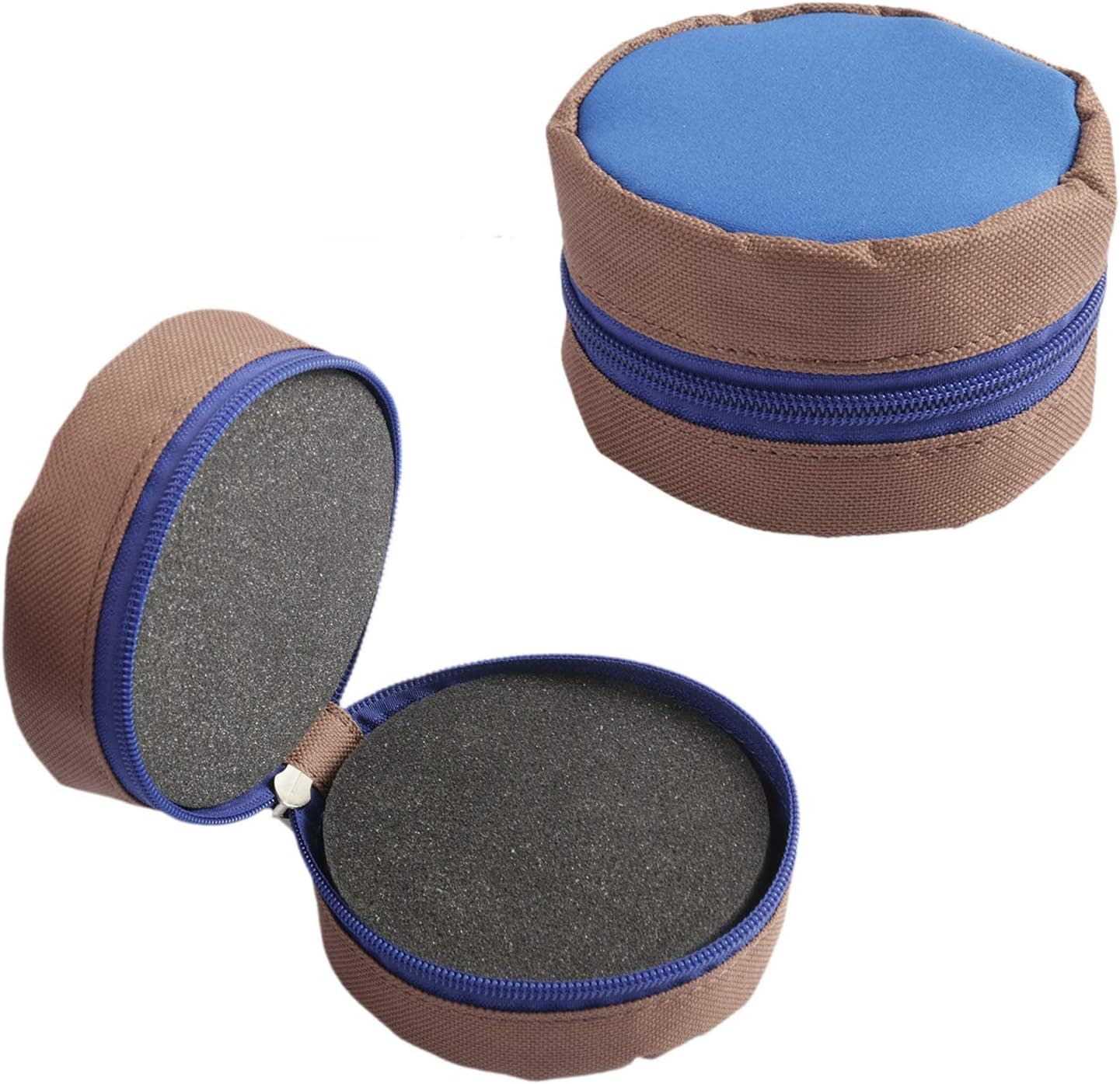 M MAXIMUMCATCH Maxcatch 2 PCS Fly Fishing Reel Bag, Neoprene Conventional Fishing Reel Cover/Case (Fly Reel Cover-Zipper 2PCS)
