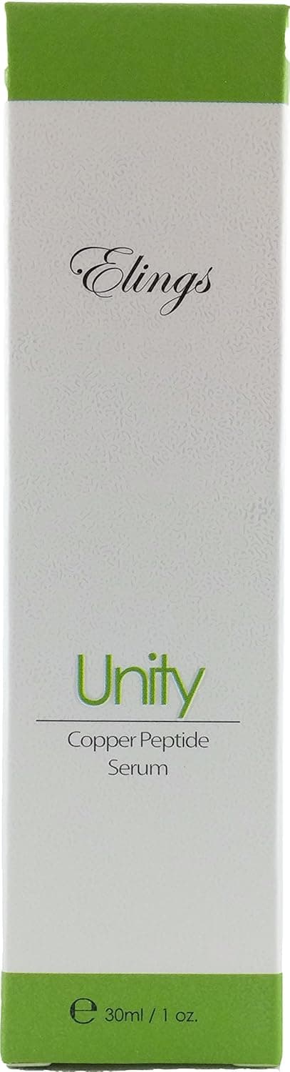 Unity Copper Peptide Serum with Argireline Matrixyl 3000 Pro-Vitamin B5 and Hyaluronic Acid Made in the USA