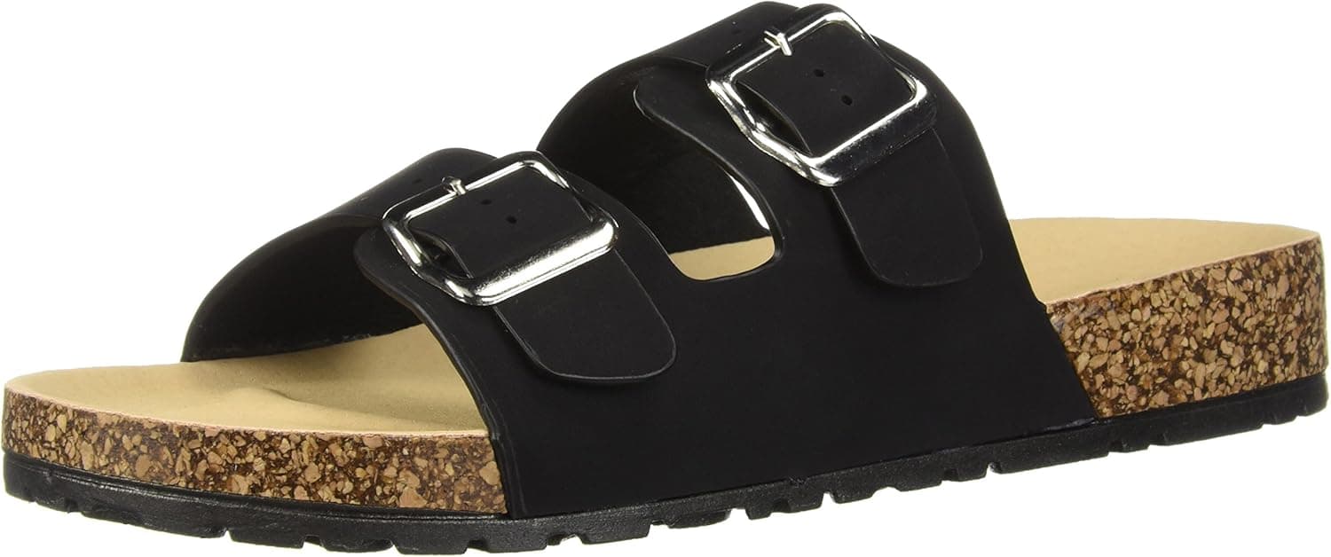 Qupid Women's Slide in Sandal Flat