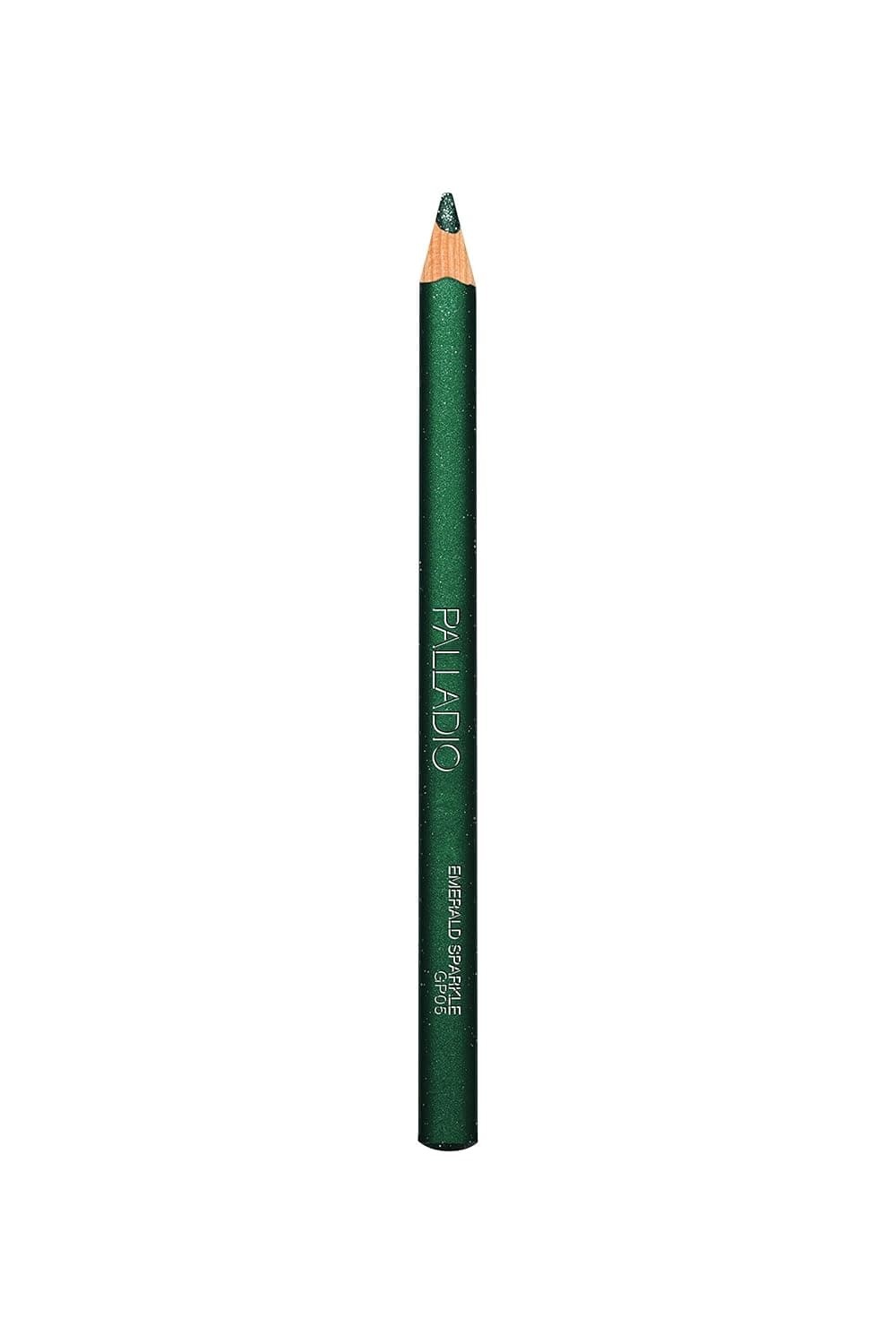 Palladio Glitter Eyeliner Pencil, Long lasting Creamy Cosmetic Pencil, Shimmer Eye Liner, Buttery Smooth Tip, Professional Makeup Glittery Pencil, Sharpenable, Emerald Sparkle