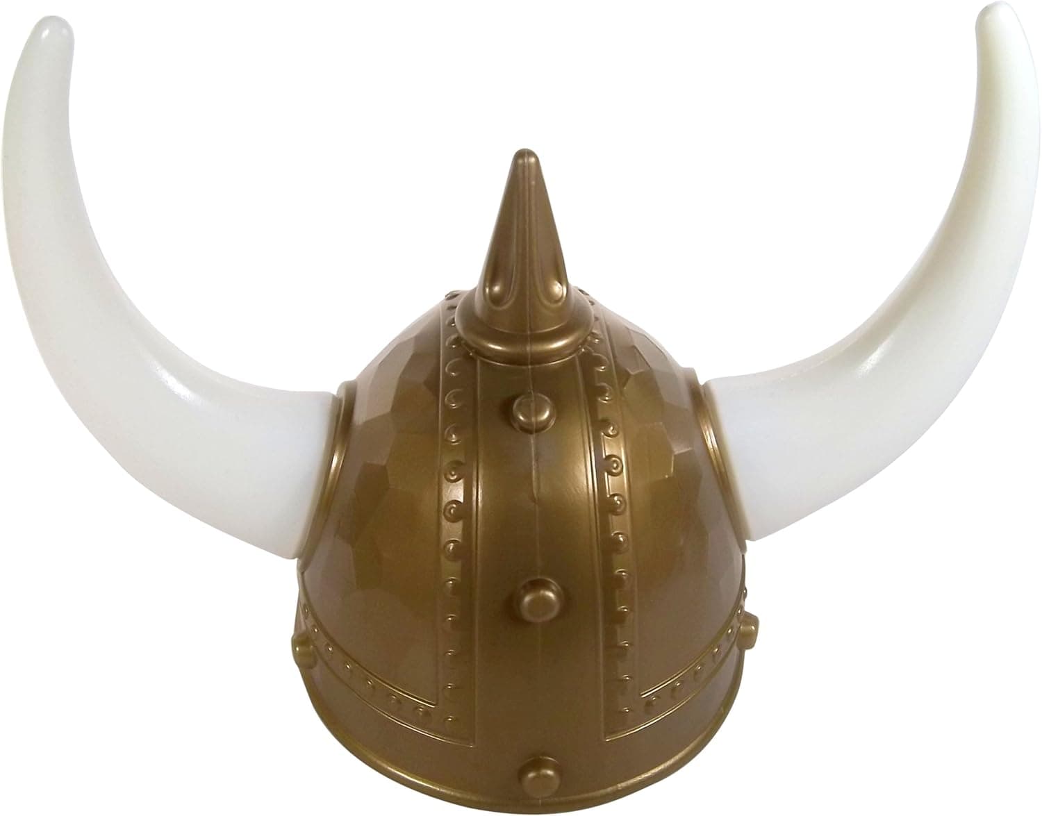 Jacobson Hat Company Men's Viking Helmet with Horns and Spike