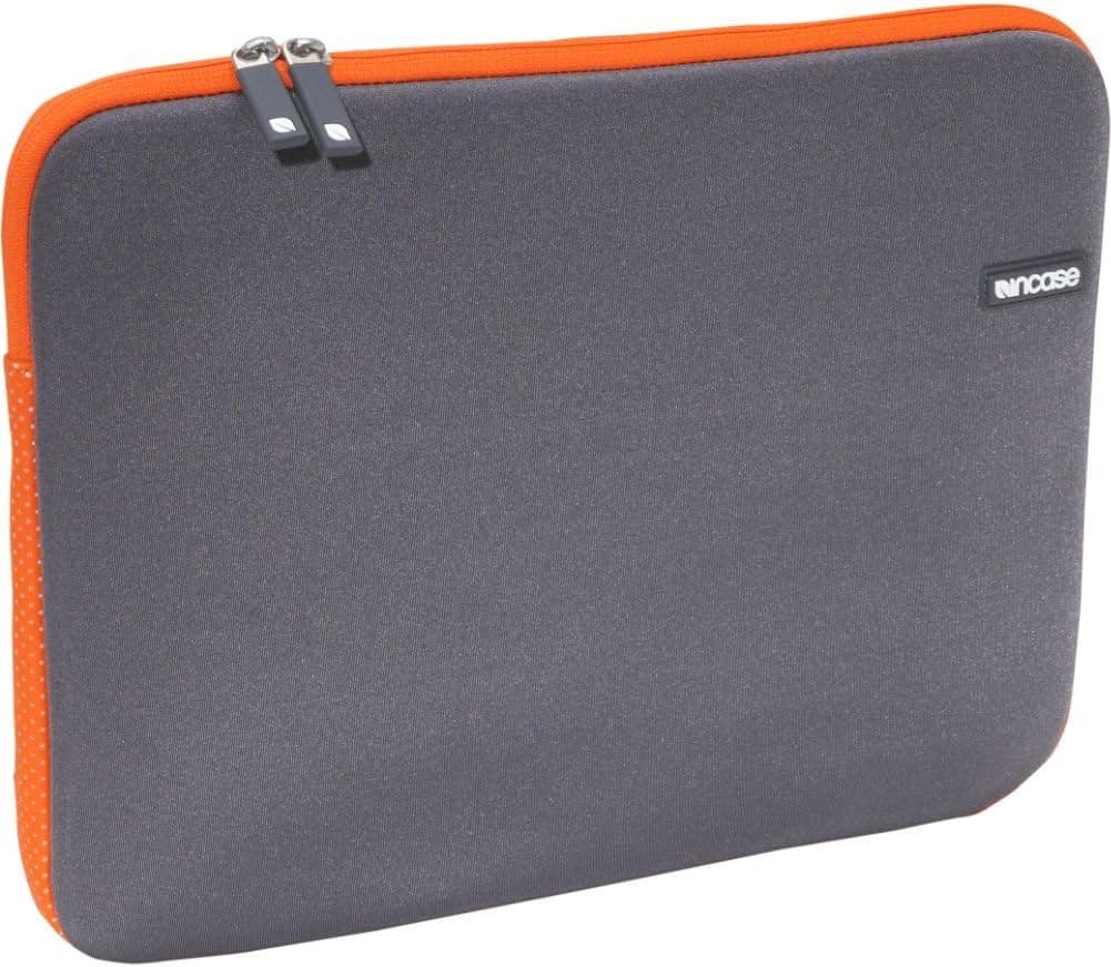 Incase 15 inch Neoprene Sleeve (Dark Grey/Red Orange)
