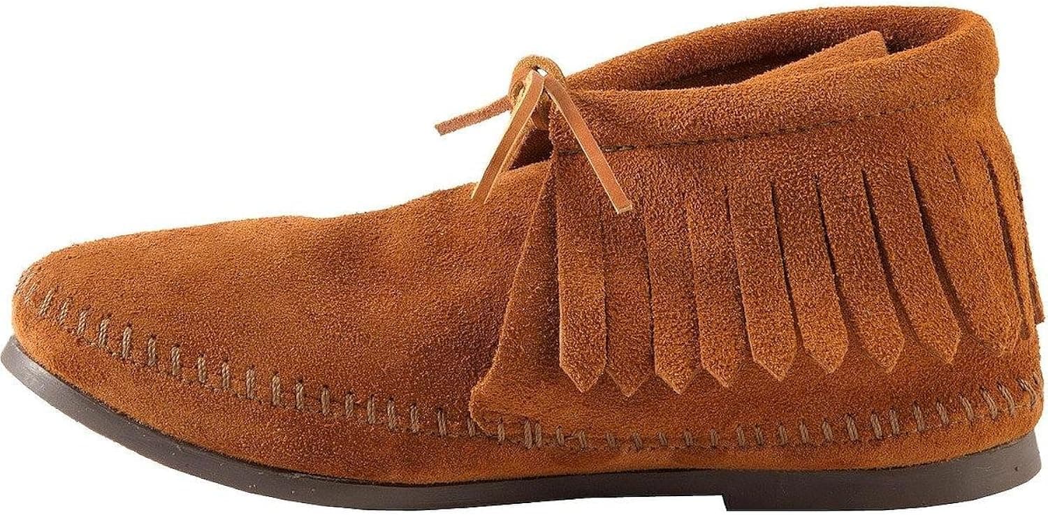 Minnetonka Women's Classic Fringe Hard-Sole Boot