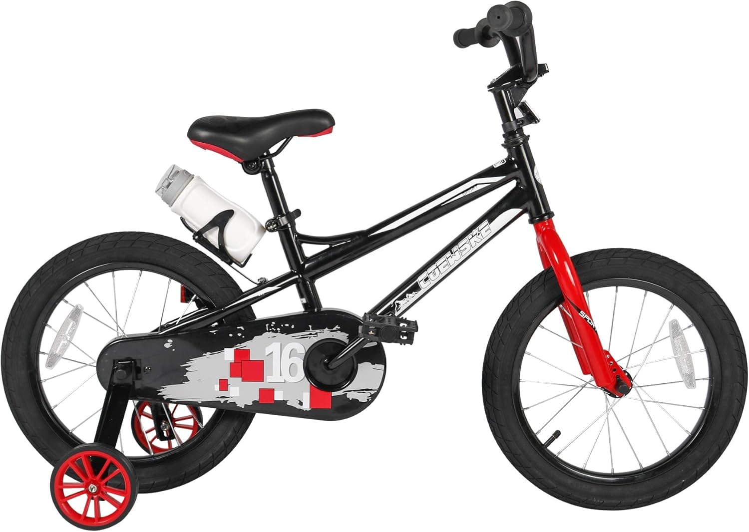 COEWSKE Kids Bike 14-16 Inch Bicycle with Training Wheels for Ages 3 to 7 Years Old Boys and Girls