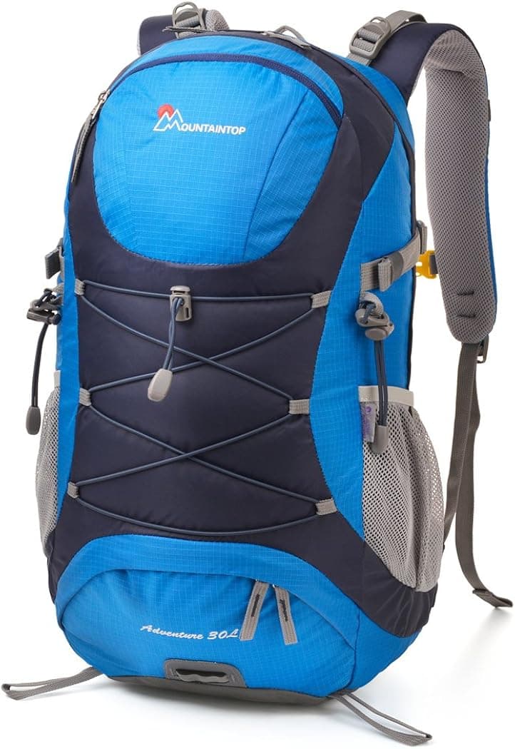 MOUNTAINTOP Questa Outdoor Lightweight Camping Hiking Daypack 30l Blue