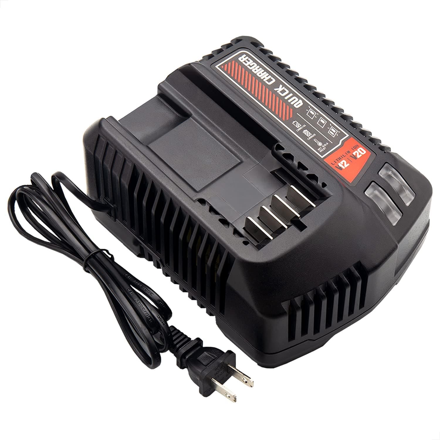 20V Max Battery Charger Replacement for Craftsman CMCB104 ,Compatible with Lithium Batteries CMCB101 CMCB204 CMCB202 CMCB201 CMCB209 CMCB205 CMCB102 CMCB100