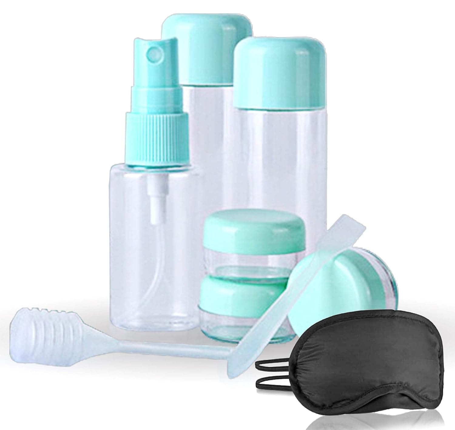 Smart Travel - Travel Bottles TSA Approved - Leak Proof - BPA Free - Women & Men Travel Toiletry Bottles In One Travel Bag - Containers For Shampoo, Conditioner & Other Liquids (Green)