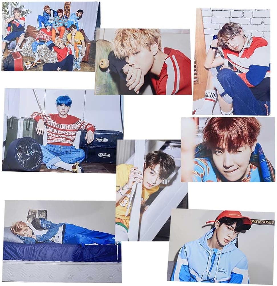 AhlsenL Kpop Bangtan Boys Love Yourself [Her] Poster 8 Sheets (V-Ver.)