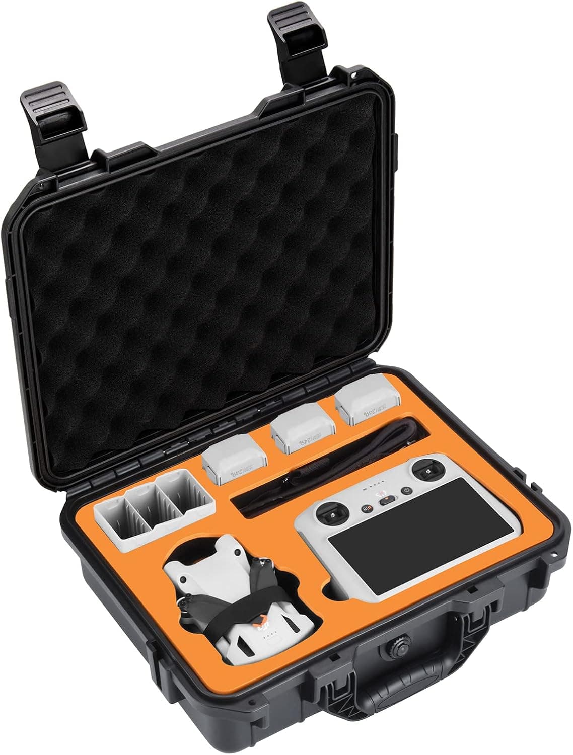 Mini 3 Pro/Mini 3 Hard Case, Waterproof Pressure Resistant Carrying Case for DJI Mini 3 Pro/Mini 3 Accessories - 5.5-inch HD Display Version