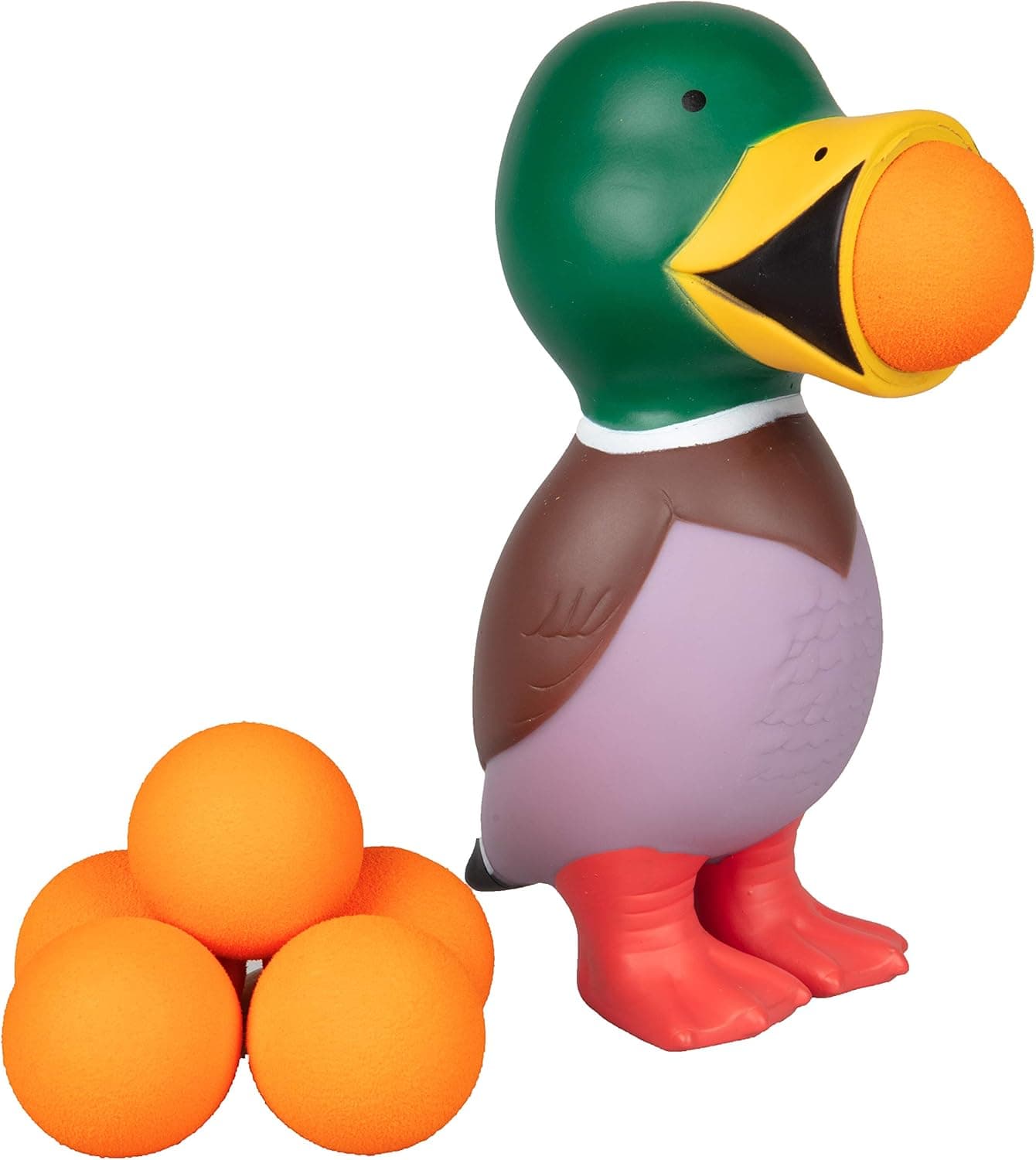 Hog Wild Duck Popper Toy - Shoot Foam Balls Up to 20 Feet - 6 Balls Included - Age 4+