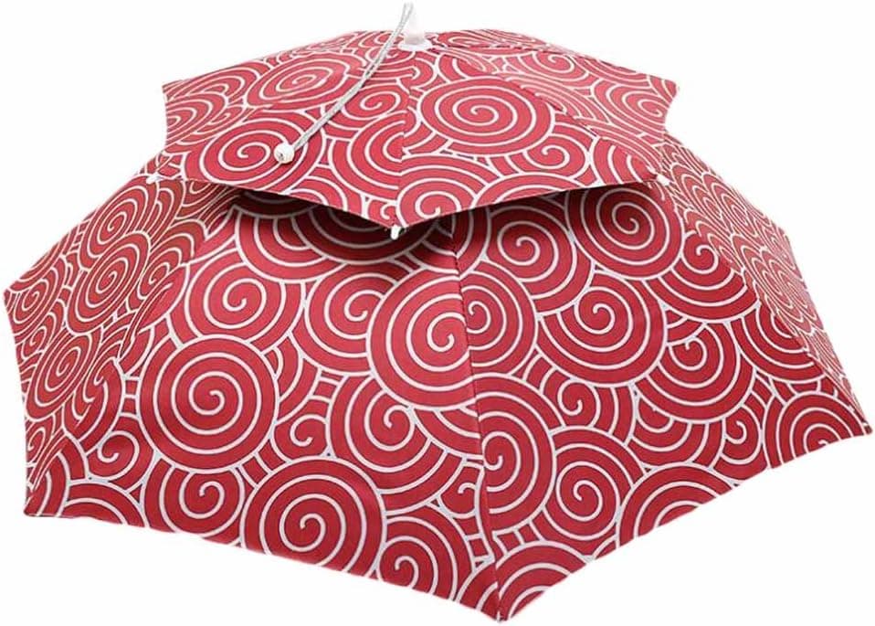 PANDA SUPERSTORE Red Cloud - Sunshade Hands Free Umbrella Hat for Fishing/ Golf/ Beach 35.4 inch