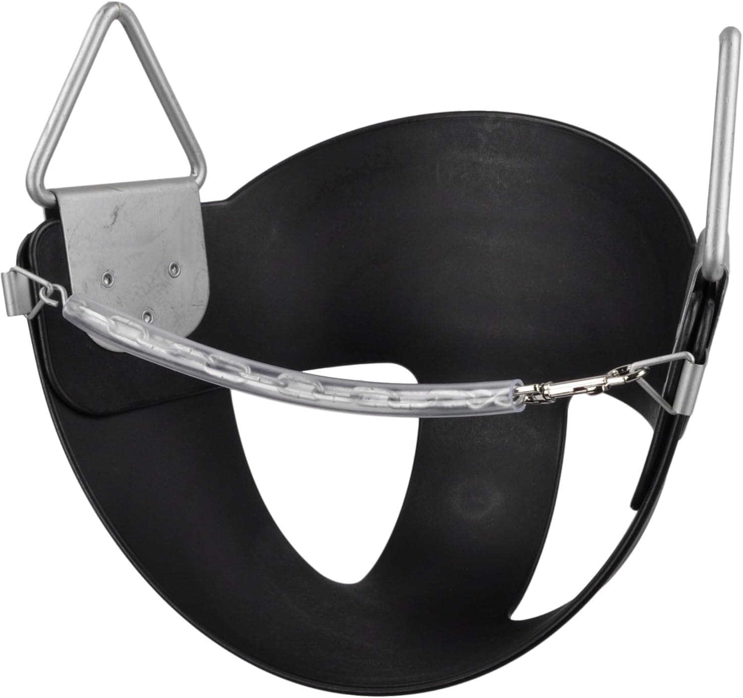 Swing Set Stuff Half Bucket -Seat Only- with SSS Logo Sticker, Black