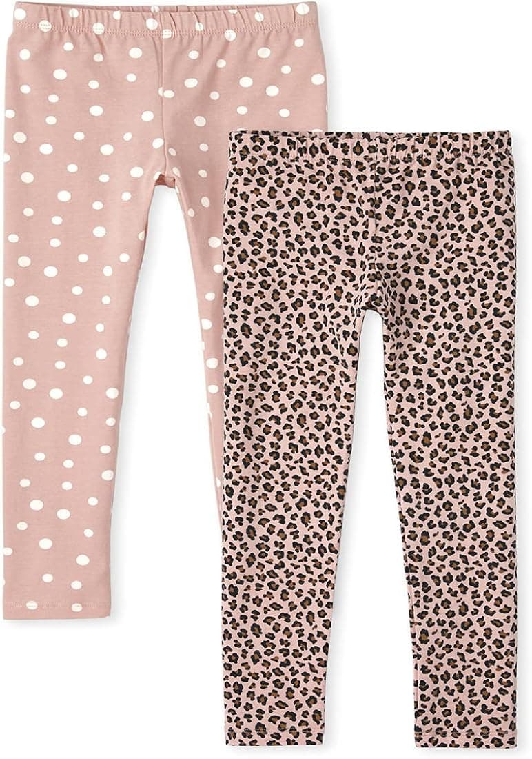 The Children's Place Girls' Print Knit Leggings 2-Pack