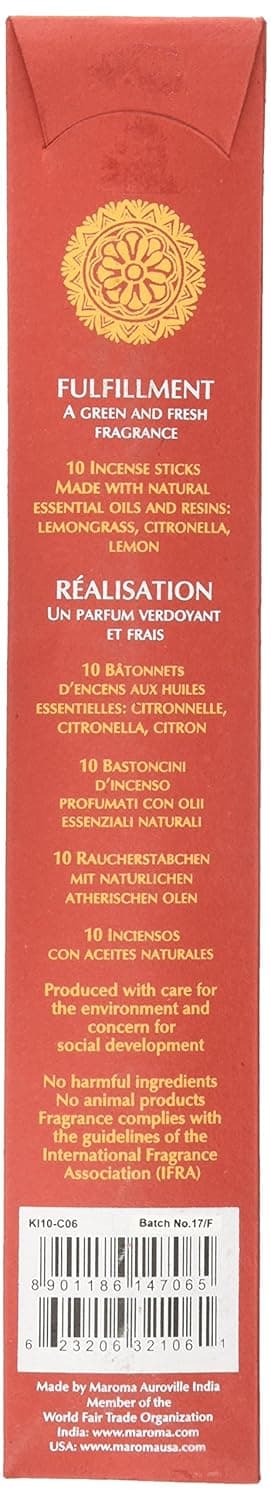Maroma Kalki Incense, Fulfillment, 10 Count