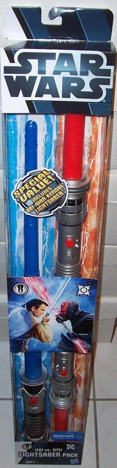 Hasbro Star Wars Jedi Vs. Sith Light Saber 2 Pack Exclusvie Obi-wan Vs. Darth Maul