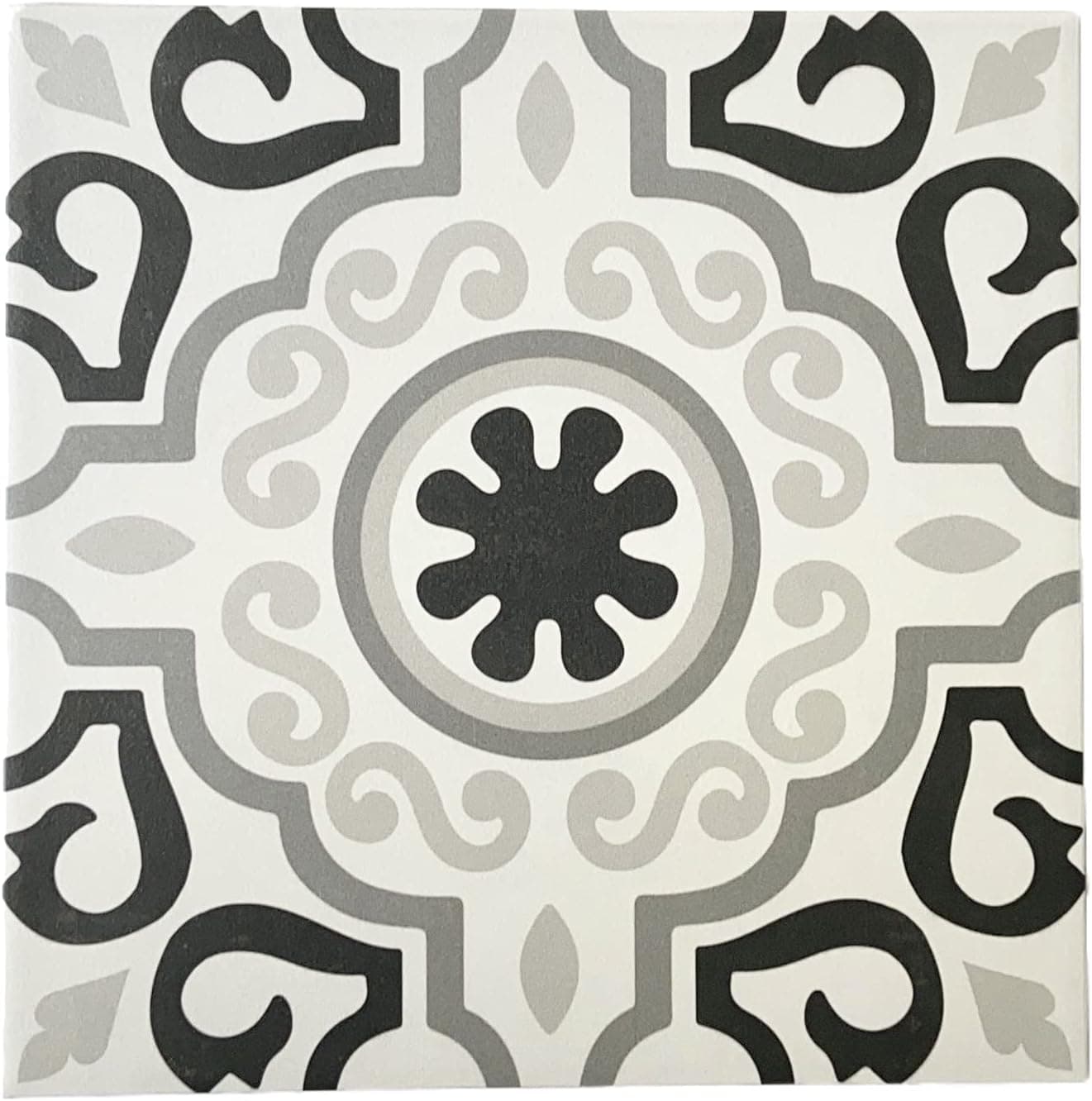 12x12 Marseille Encaustic Pattern Ceramic Tile Floor Wall (1)