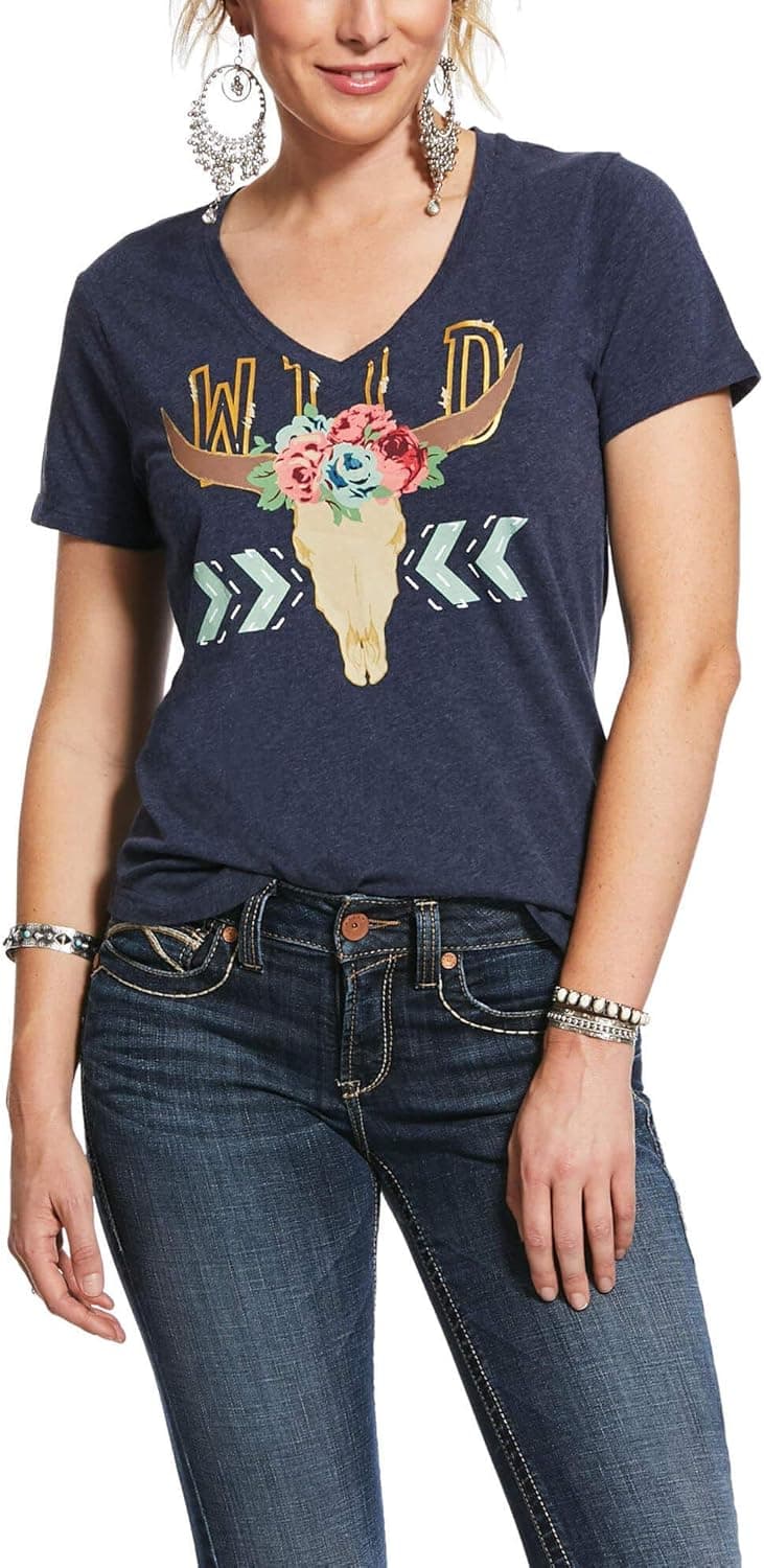 ARIAT Women's Wild Steer T-Shirt
