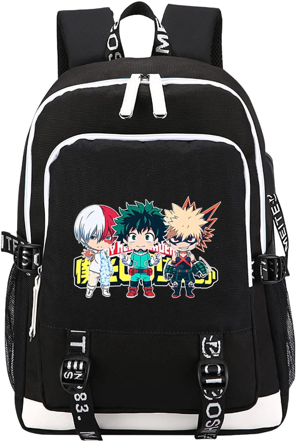 Anime Backpack Printed Cartoon Figure College Bookbag Laptop Backpack