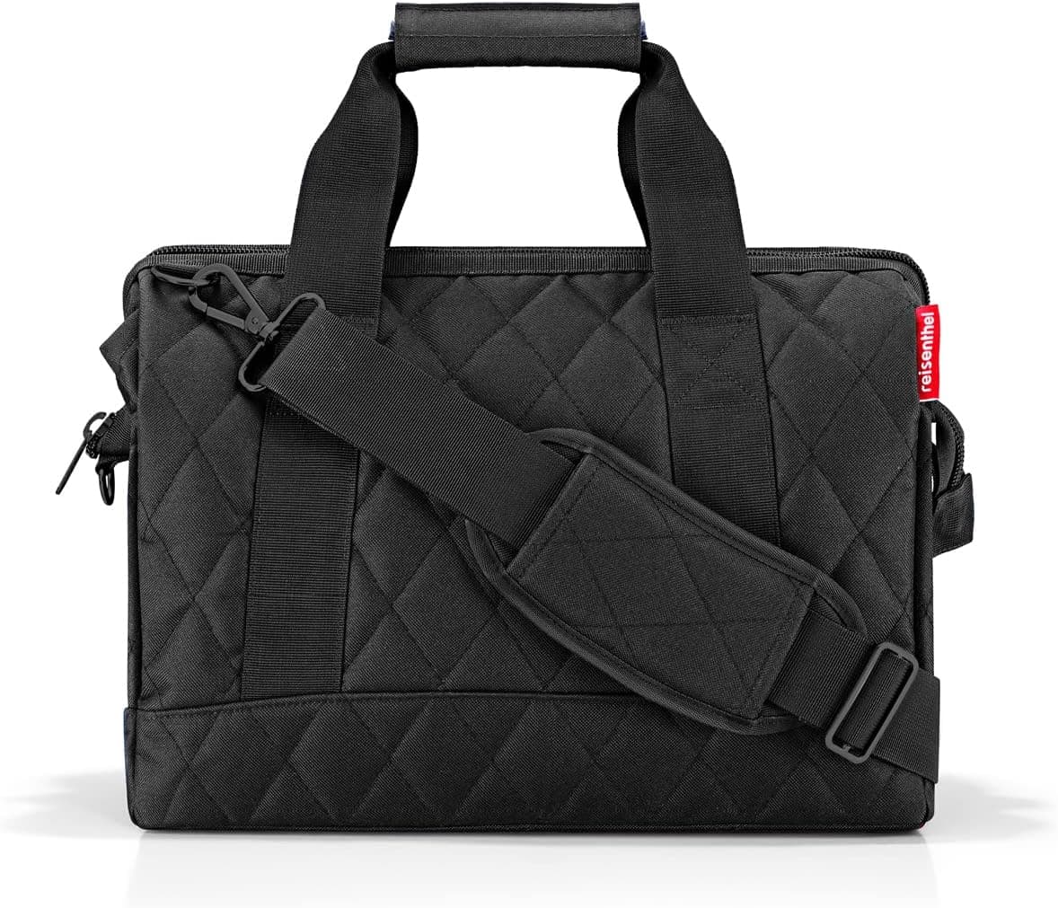 reisenthel Allrounder M – Versatile doctor's bag for travel, work or leisure – with functional stylish design, Rhombus Black, M