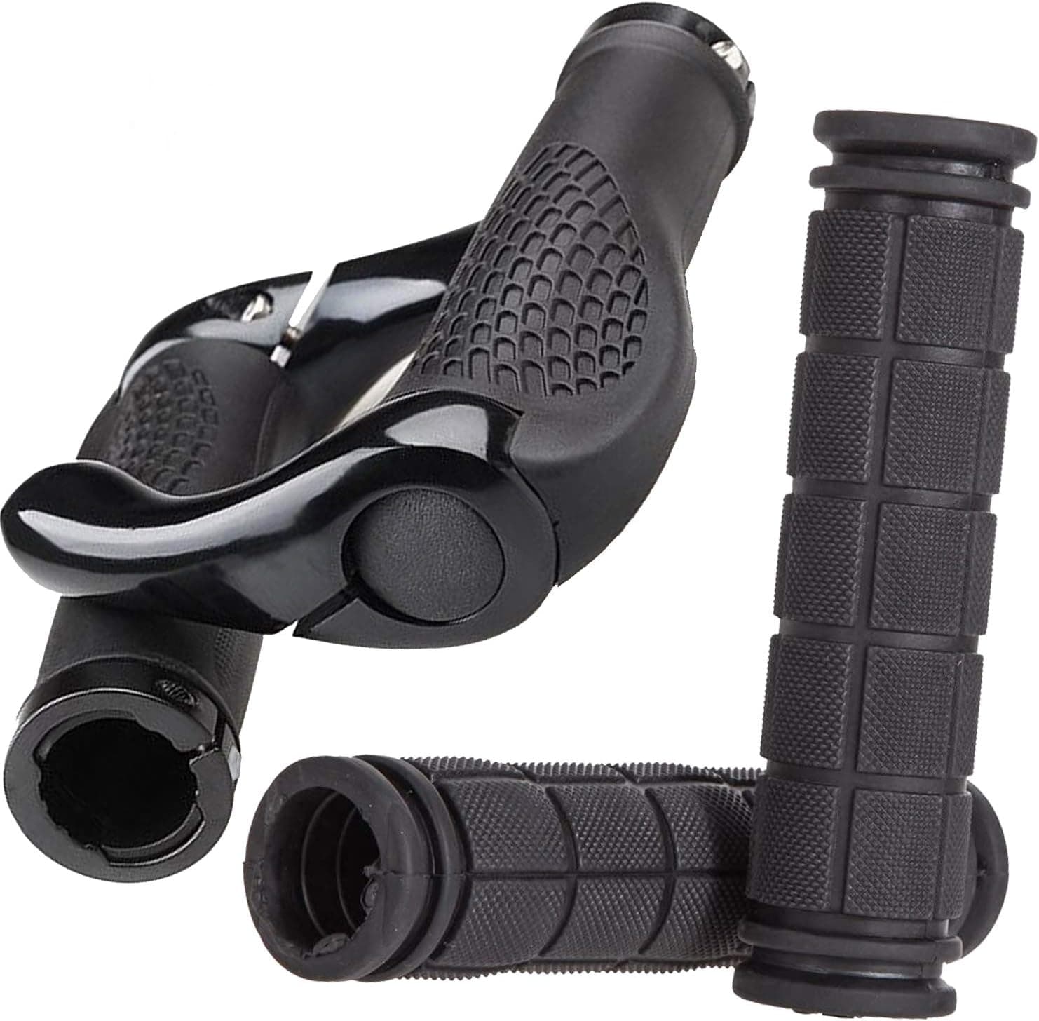 Mordely 2 Pairs Bicycle Handle Bar Grips Mushroom Grips for BMX/Road Mountain/Boys and Girls Kids Bikes
