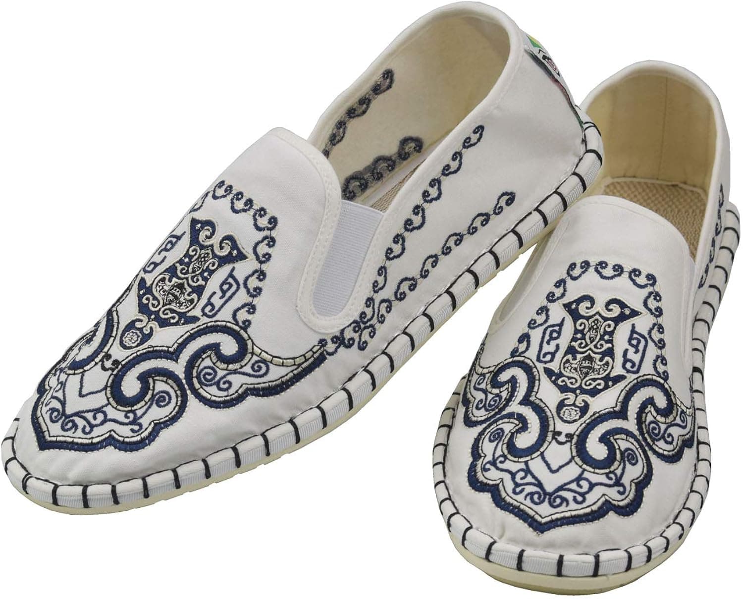 Majitangcun Old Beijing Shoes Embroidered Shoes Kung Fu Tai Chi Shoes Sports Shoes Men and Women Martial Arts Foot Protection Equipment