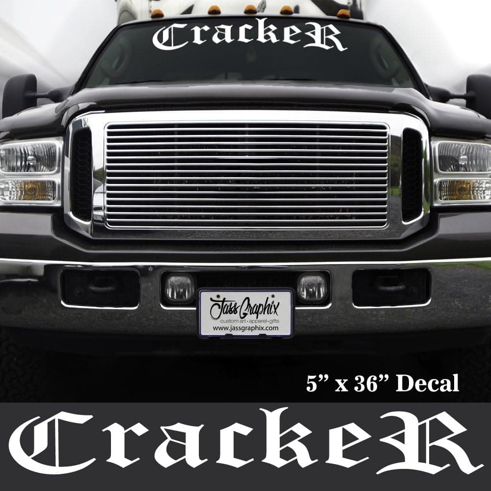 JASS GRAPHIX Cracker Decal Perfect for Country Boys Mud Boggers & Dirt Road Riders