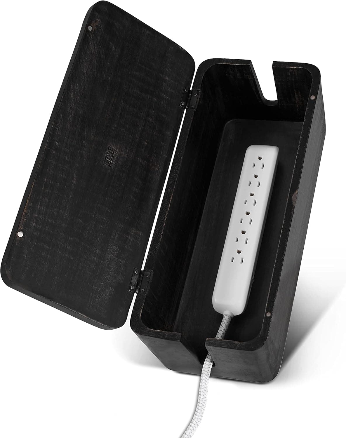 Large Cable Management Box - Cable Organizer Box and Power Strip Box for Electrical Cord Management - Desk Cord Hider and Floor Cable Management - Wire Storage and Organization for Cords