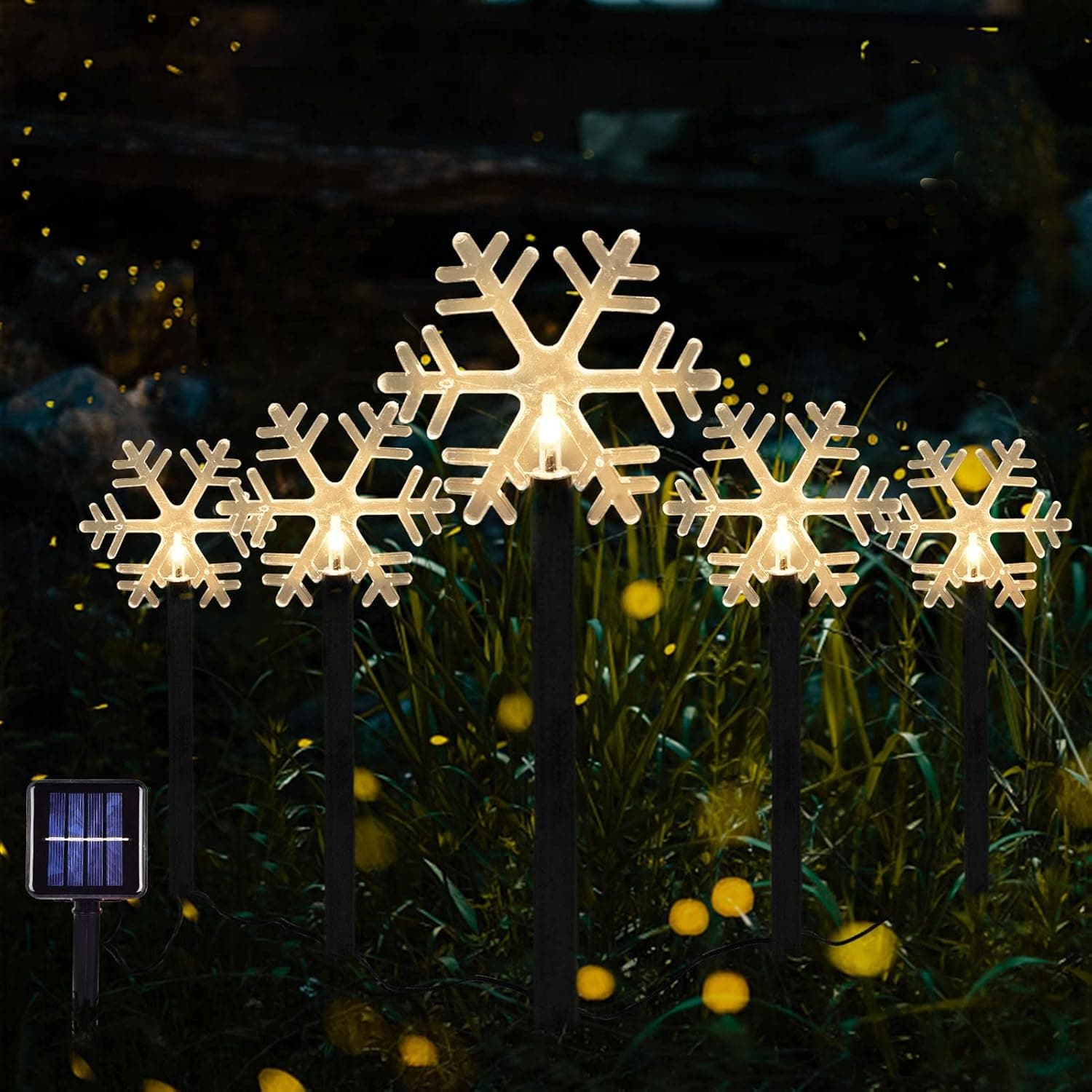 Cute Shaped Garden Lights (Snowflake)
