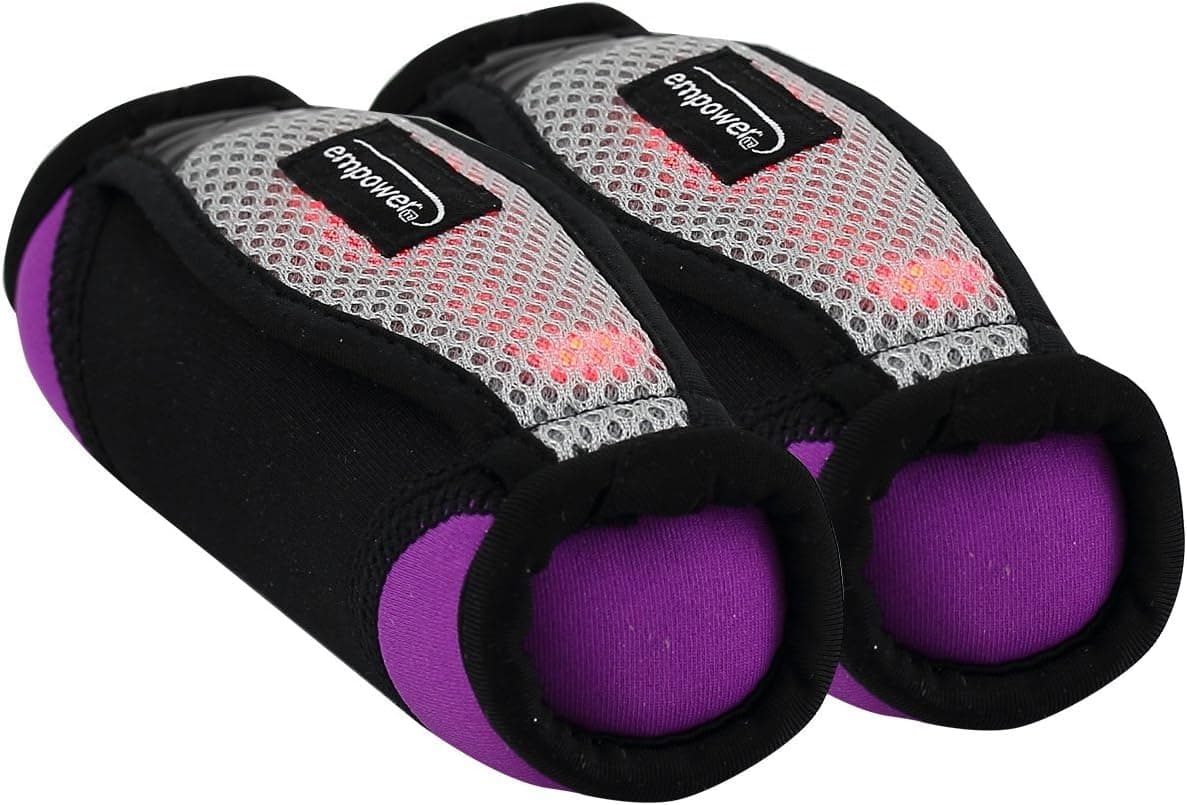 Empower Safety Walking Weight, 2-Pound, Black and Purple