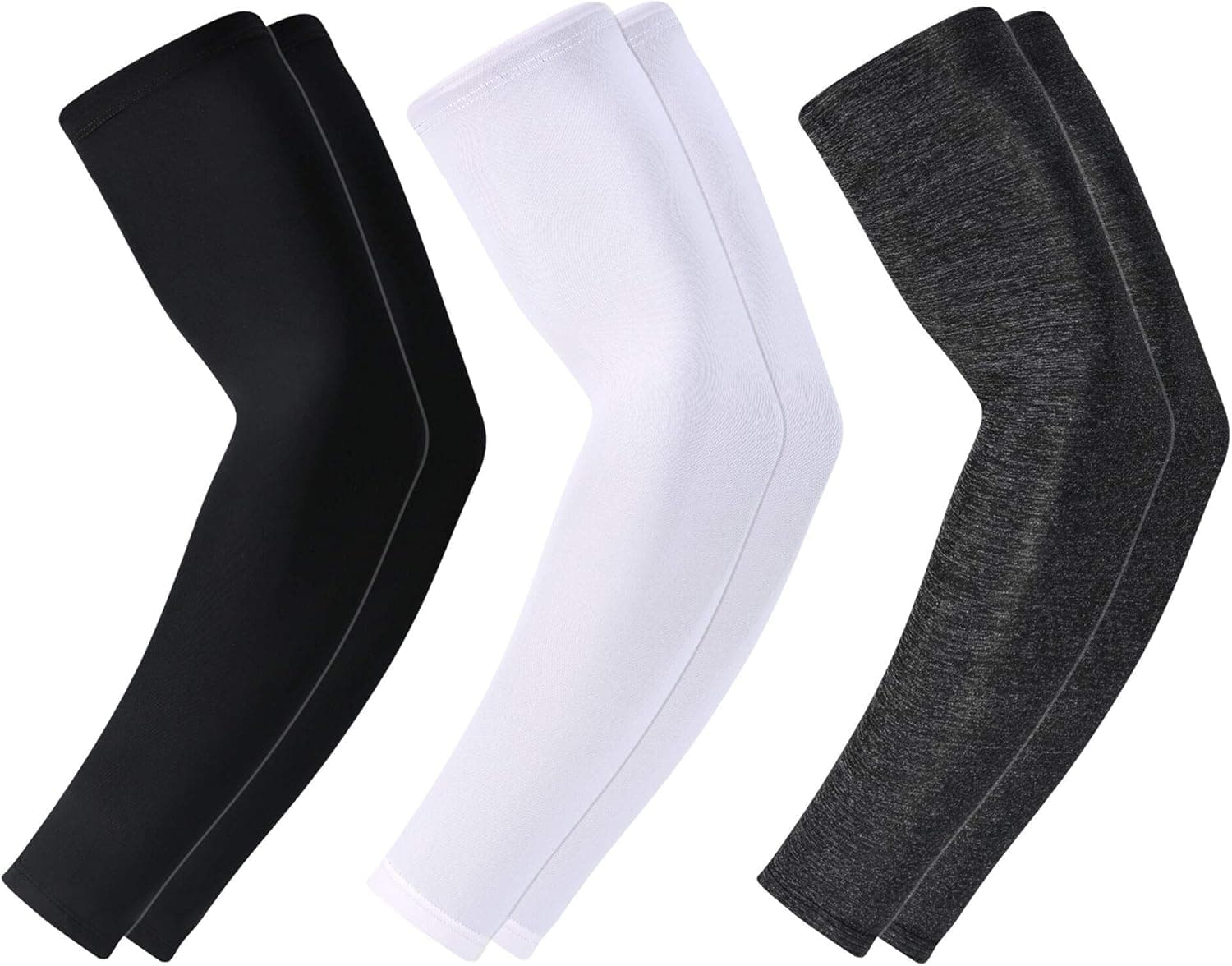 UV Protection Cooling Arm Sleeves for Men Women - UPF 50 Compression Sun Sleeves for Running, Cycling, Fishing, Basketball