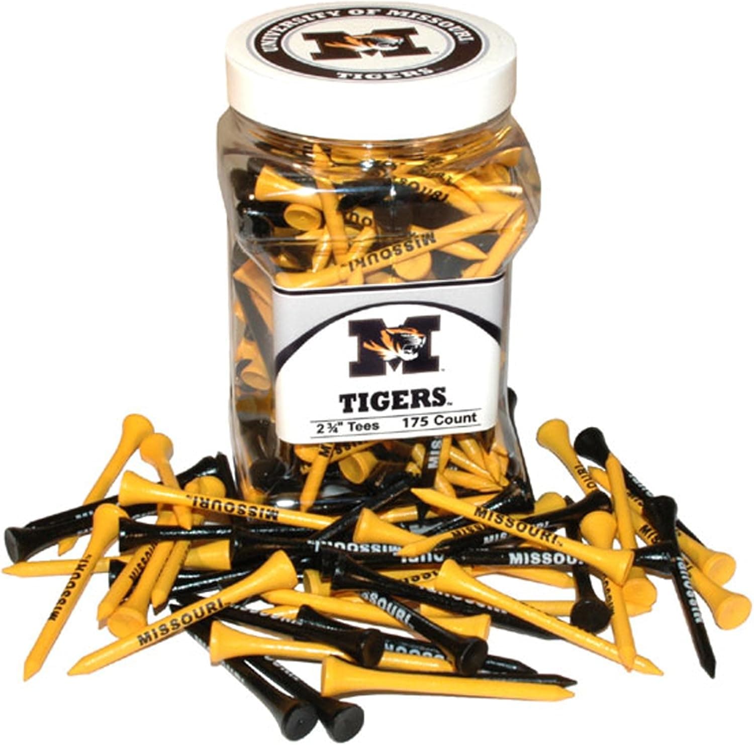 Team Golf NCAA Unisex-Adult Jar of 175 Golf Tees
