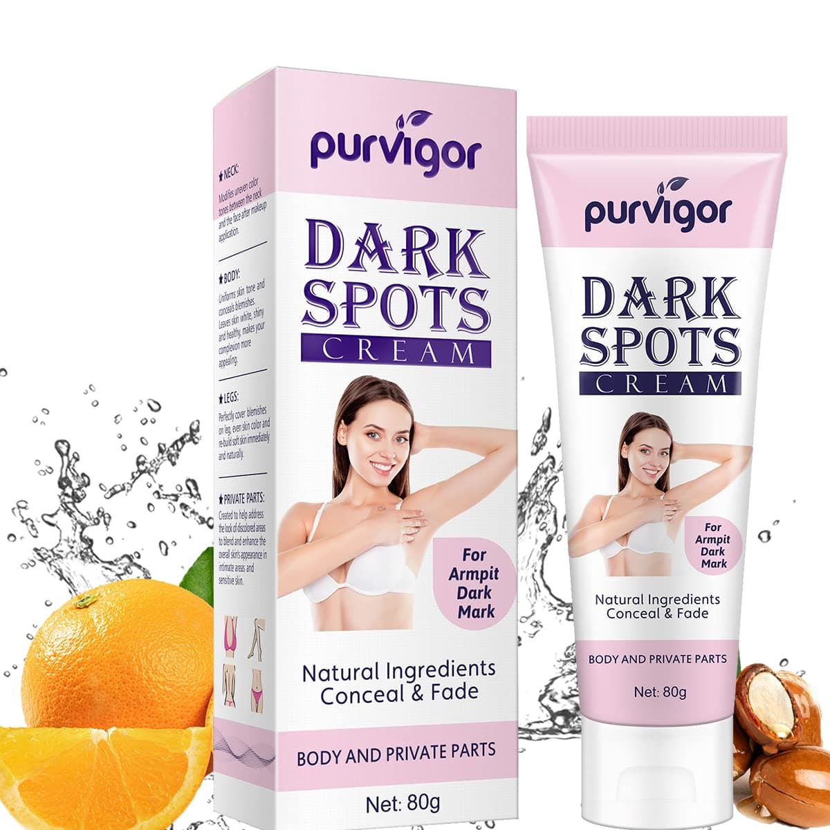 NIFEISHI Dark Spot Remover, Dark Spot Corrector Cream for Face and Body, Natural Ingredient, Melasma, Freckle,Age Spot Remover, Sun Spot Remover & Blemish Reducer, Skin Care For All Skin Tones