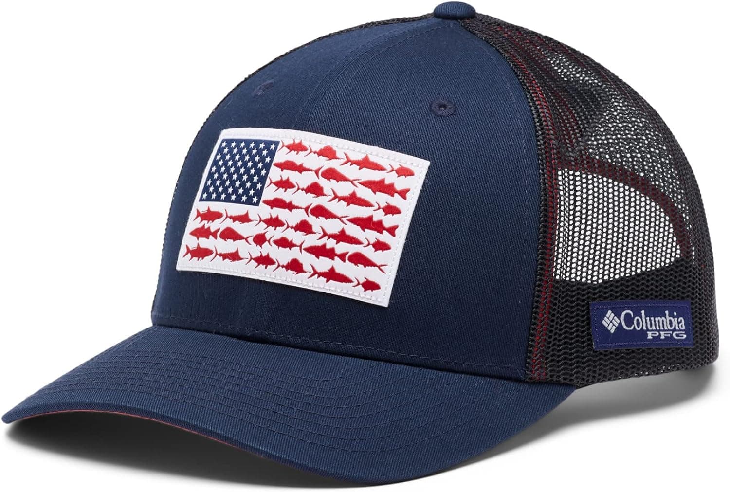 Columbia PFG Fish Flag Mesh Snap Back