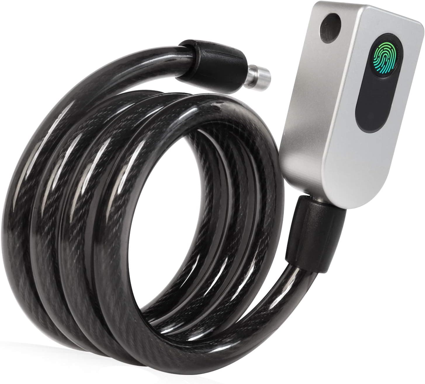 BOREAD Bike Lock,Cable Combination Lock, Bluetooth Connection Waterproof, Anti-Theft Keyless Bicycle Lock with USB Charge 39.4 inch Bicycle Cable Locks for Bike, Motorcycle, Door, Fence