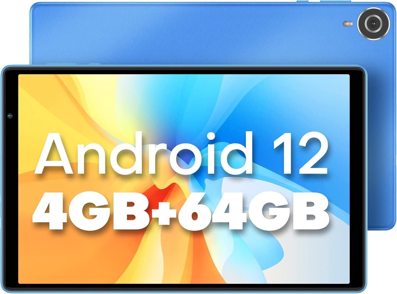 TECLAST Tablet 10 inch Android 12 Tablets, P25T 4GB RAM 64GB ROM 1TB Expand Android Tablet, Tableta with 1.8Ghz 4-core CPU, 2.4G+5G WiFi 6, 10.1'' IPS Screen, Dual Cameras, Bluetooth 5.0, Stereo, GMS