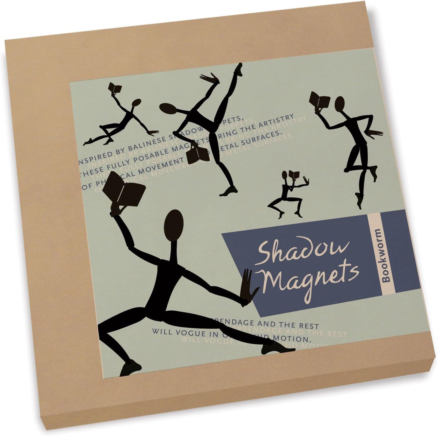 Elements2 Design Shadow Magnets Bookworm