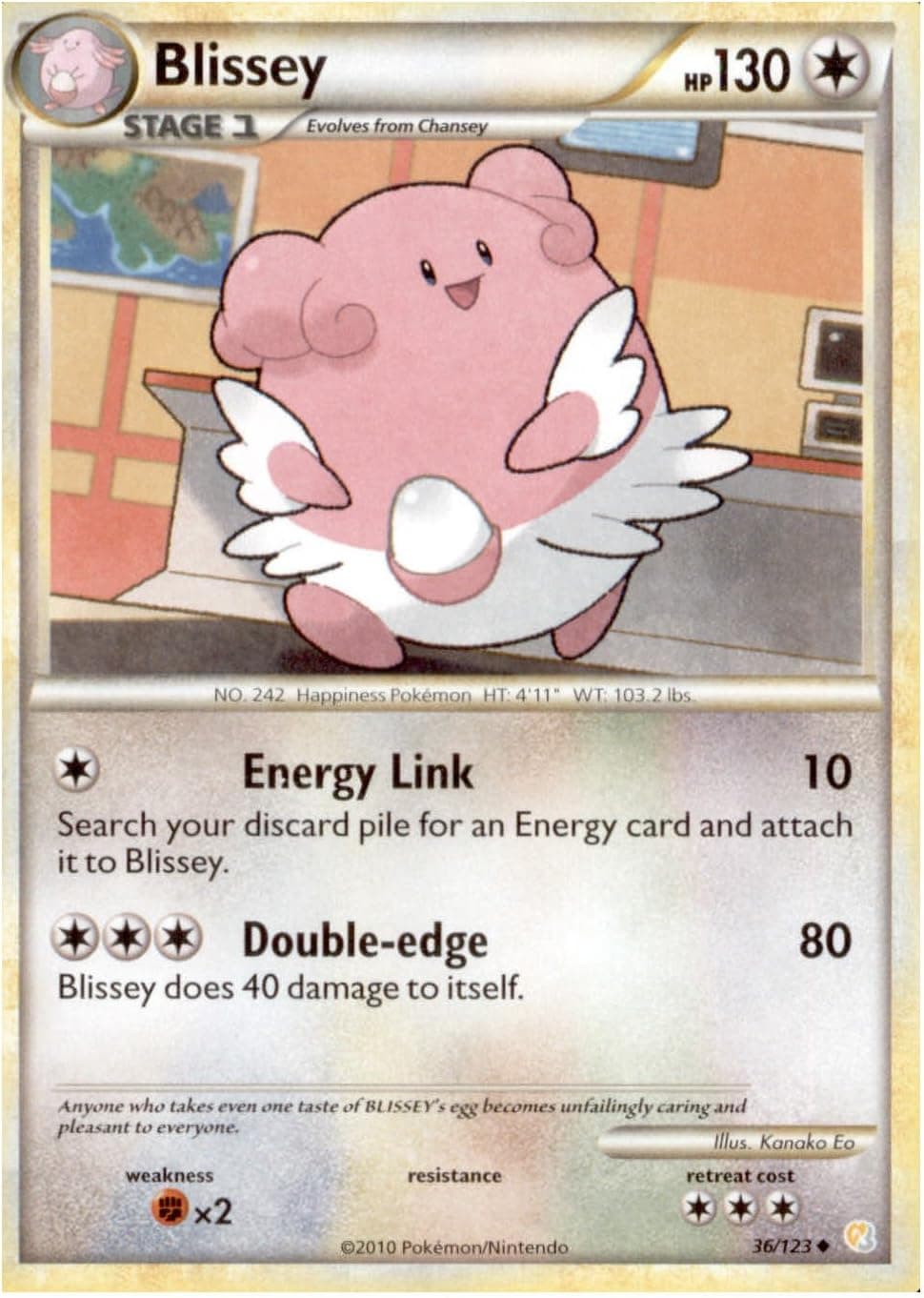 Pokemon - Blissey (36/123) - HeartGold SoulSilver