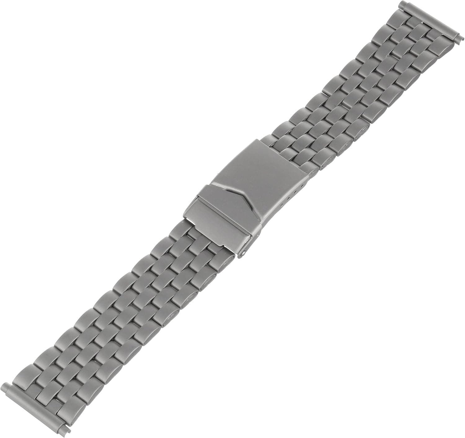 Hadley-Roma Men's MB5168RTISQ22 22-mm Titanium Finish Stainless Steel WatchBracelet