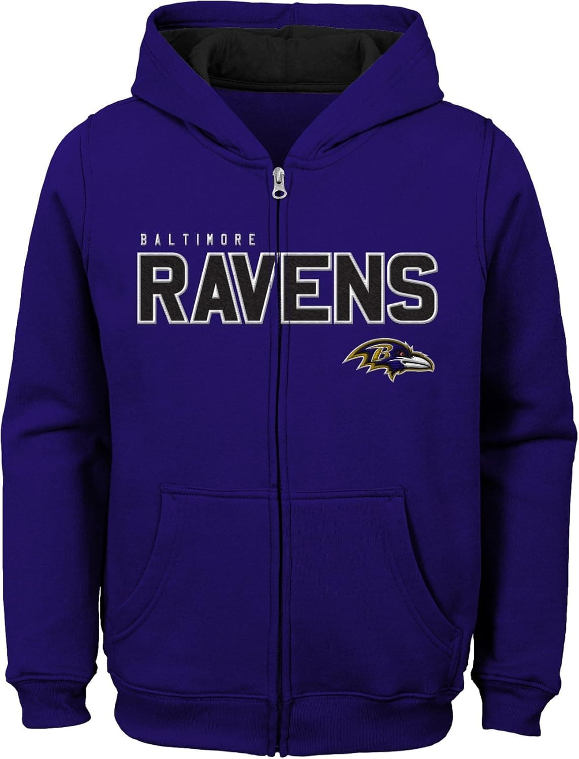 Outerstuff NFL boys Nfl Kids & Youth Boys "Stated" Full Zip Fleece Hoodie