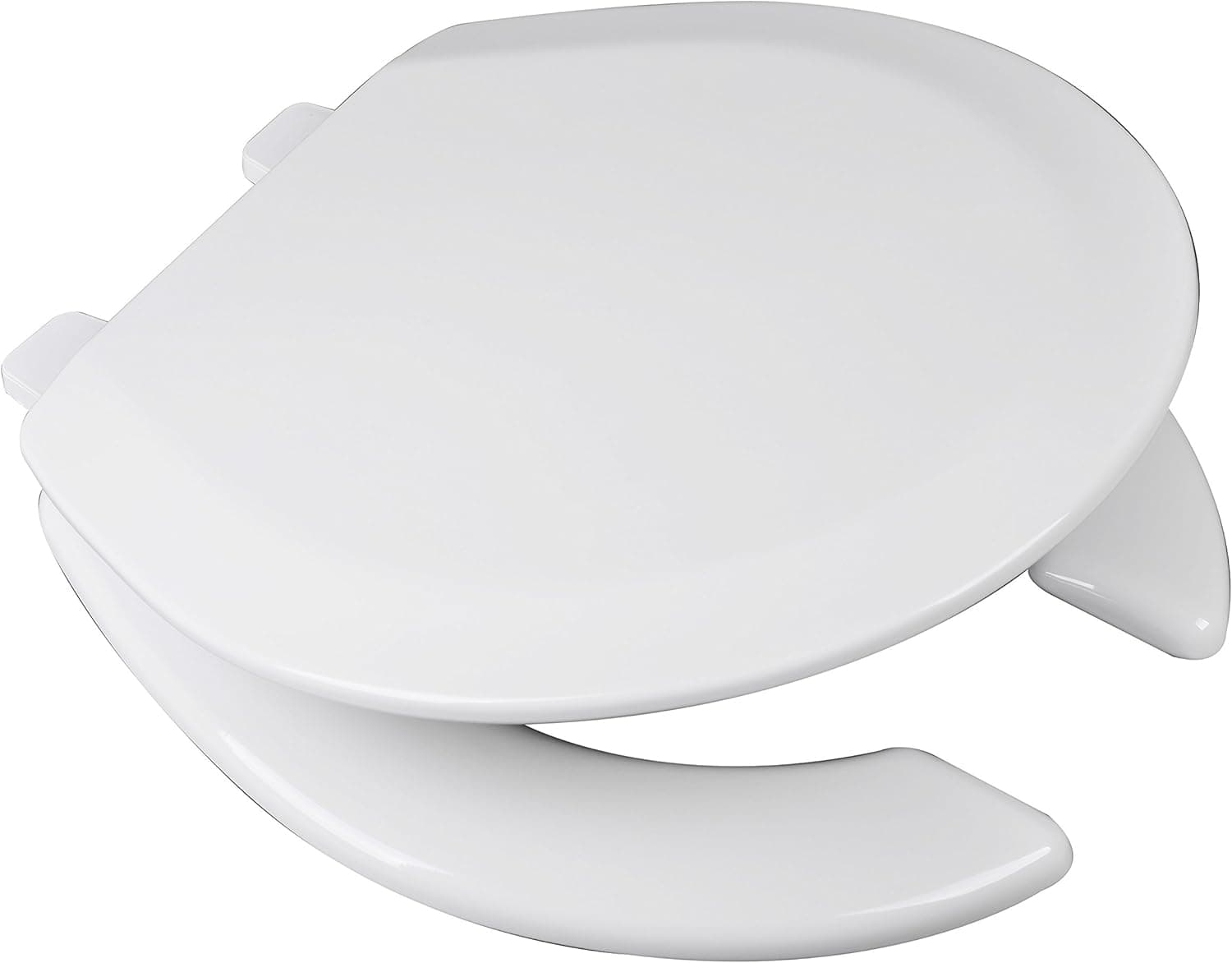 Bath Décor 1F1R4-00 Deluxe Molded Wood Toilet Seat, White