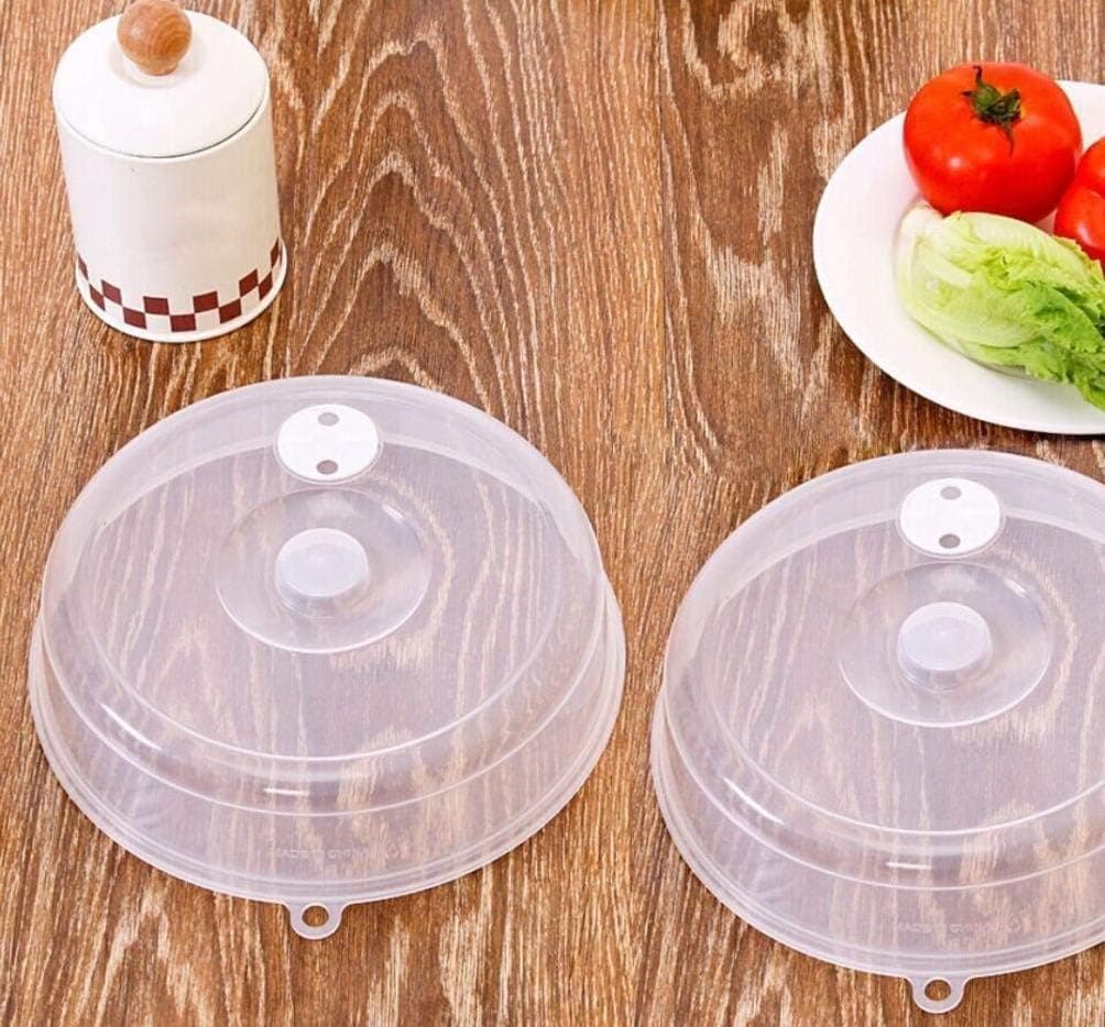 YJYdada 1Pc Food Cover Microwave Oil Cap Heated Sealed Cover Kitchen Tool (S)