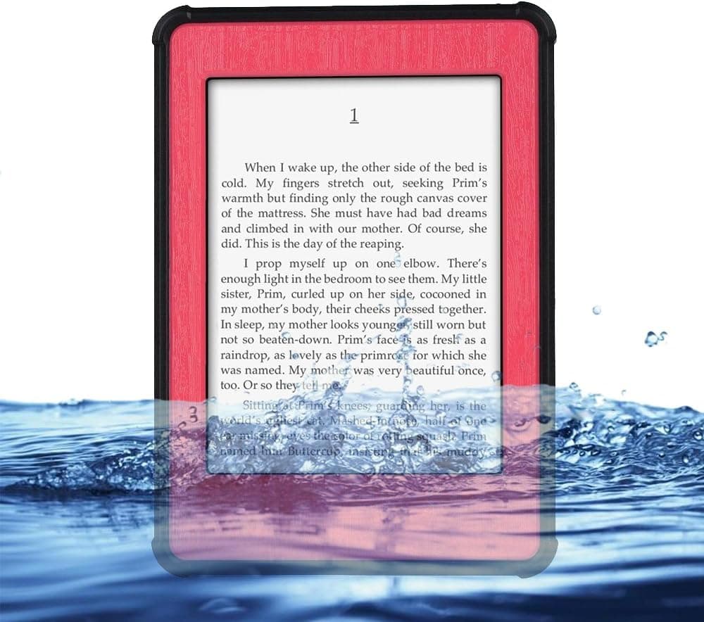 Redpepper Kindle Paperwhite Case Cover Waterproof Dirtproof Snowproof Shockproof Box Hard Tablet Shell for Amazon Kindle Paperwhite eReader (Pink)