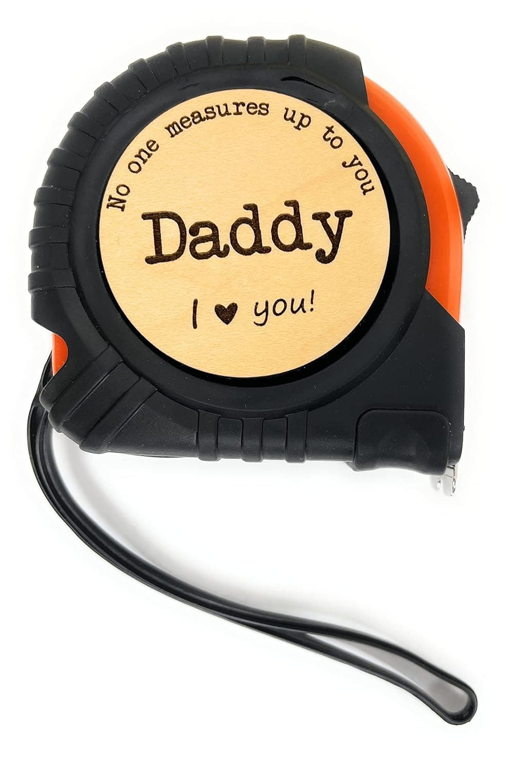 Gifts for Dad Who Wants Nothing, Measuring Tape Measure 25 ft, Home Improvement, Papa Gifts from Grandchildren, Grandpa Gifts from Grandchildren, No One Measures Up to You Tape Measurer, Men (Daddy I)