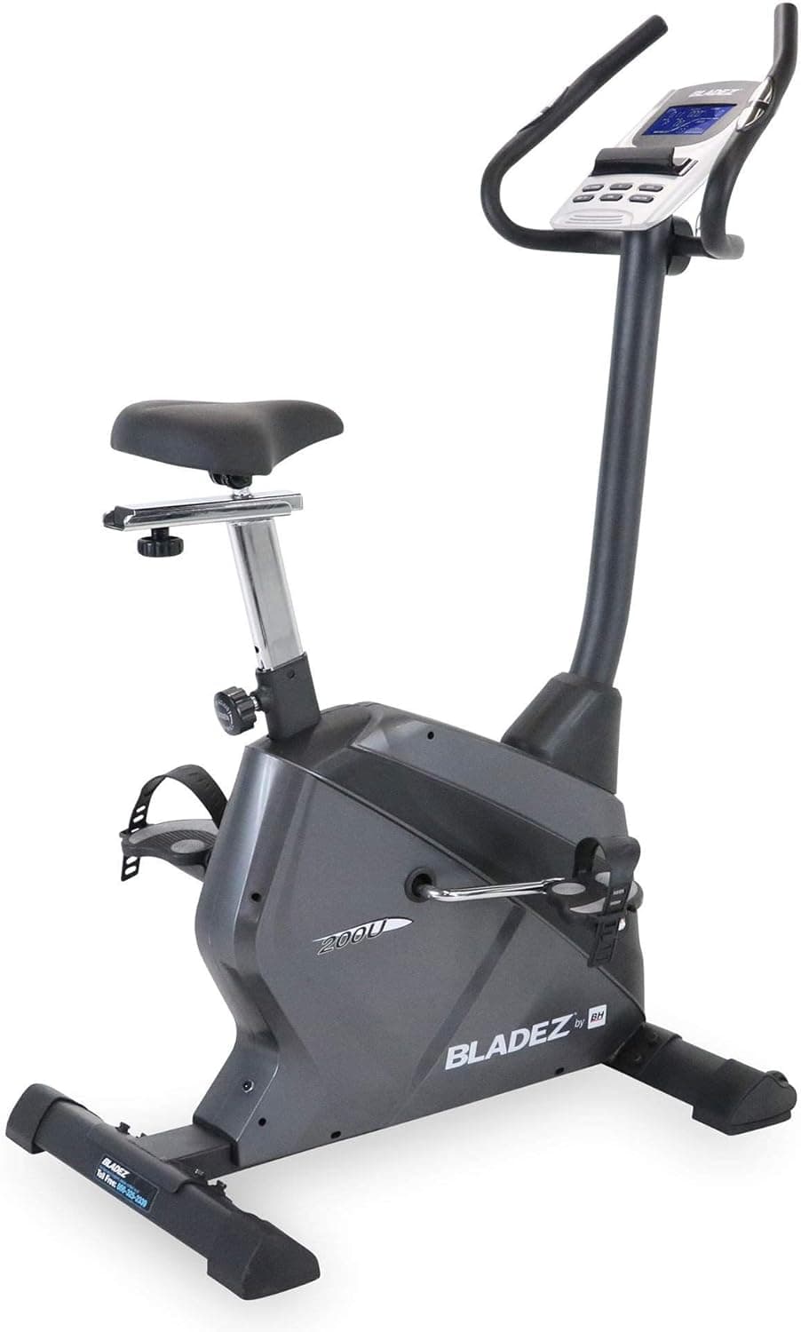 Bladez by BH Fitness 200U Stationary Indoor Upright Cycling Exercise Bike