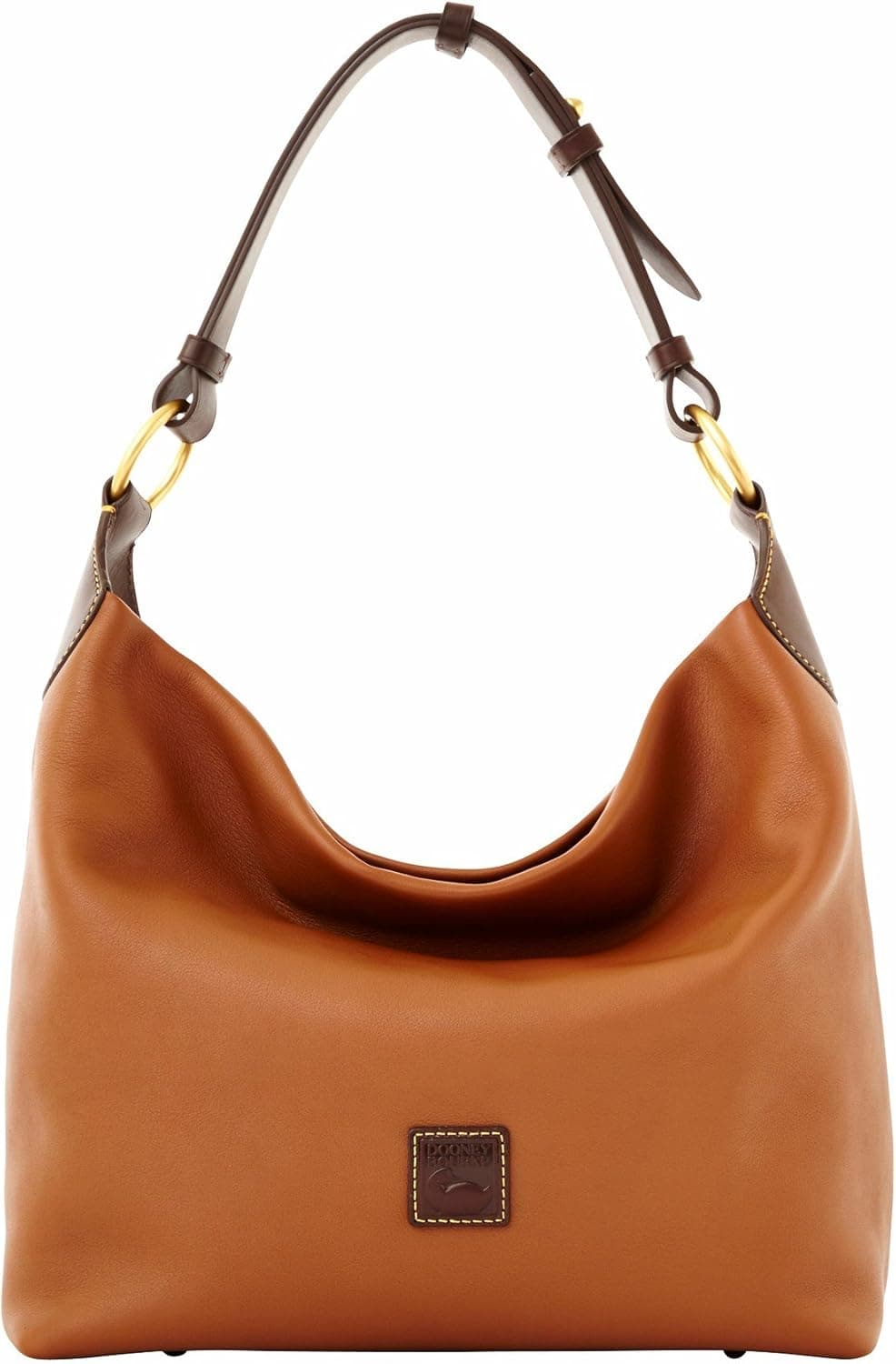 Dooney & Bourke Women's O-Ring Sac British Tan w/ Brown Tmoro Trim