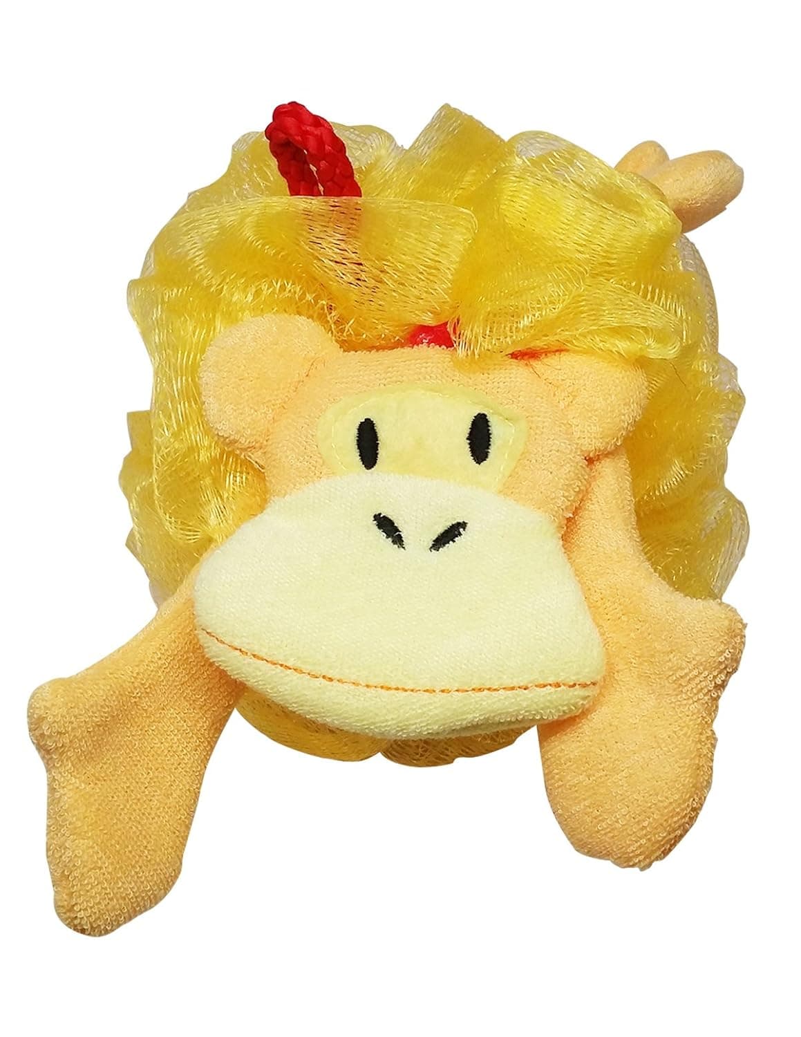 Razz Childrens Animal Sponge Puff - Yellow, 3-Pack